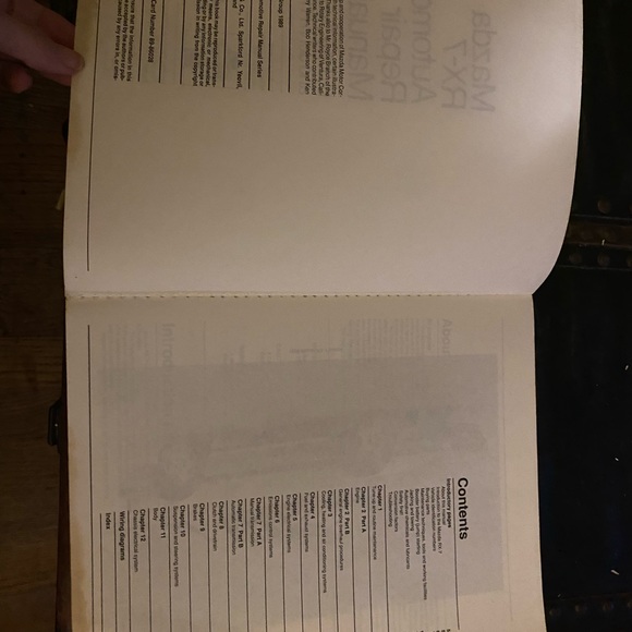 Haynes Mazda RX-7 1986-1989 all models automotive repair manual 1419 - Picture 3 of 12